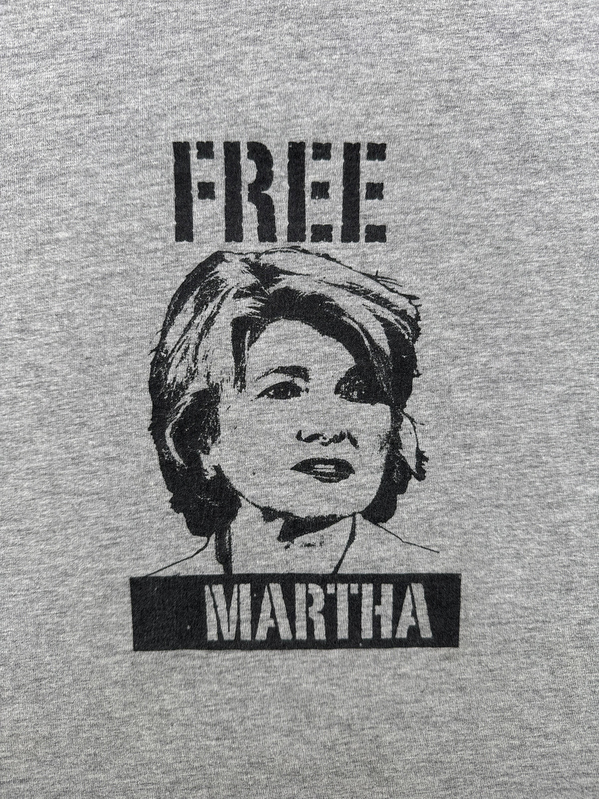 Front graphic on Vintage Free Martha Stewart Tee SZ XL