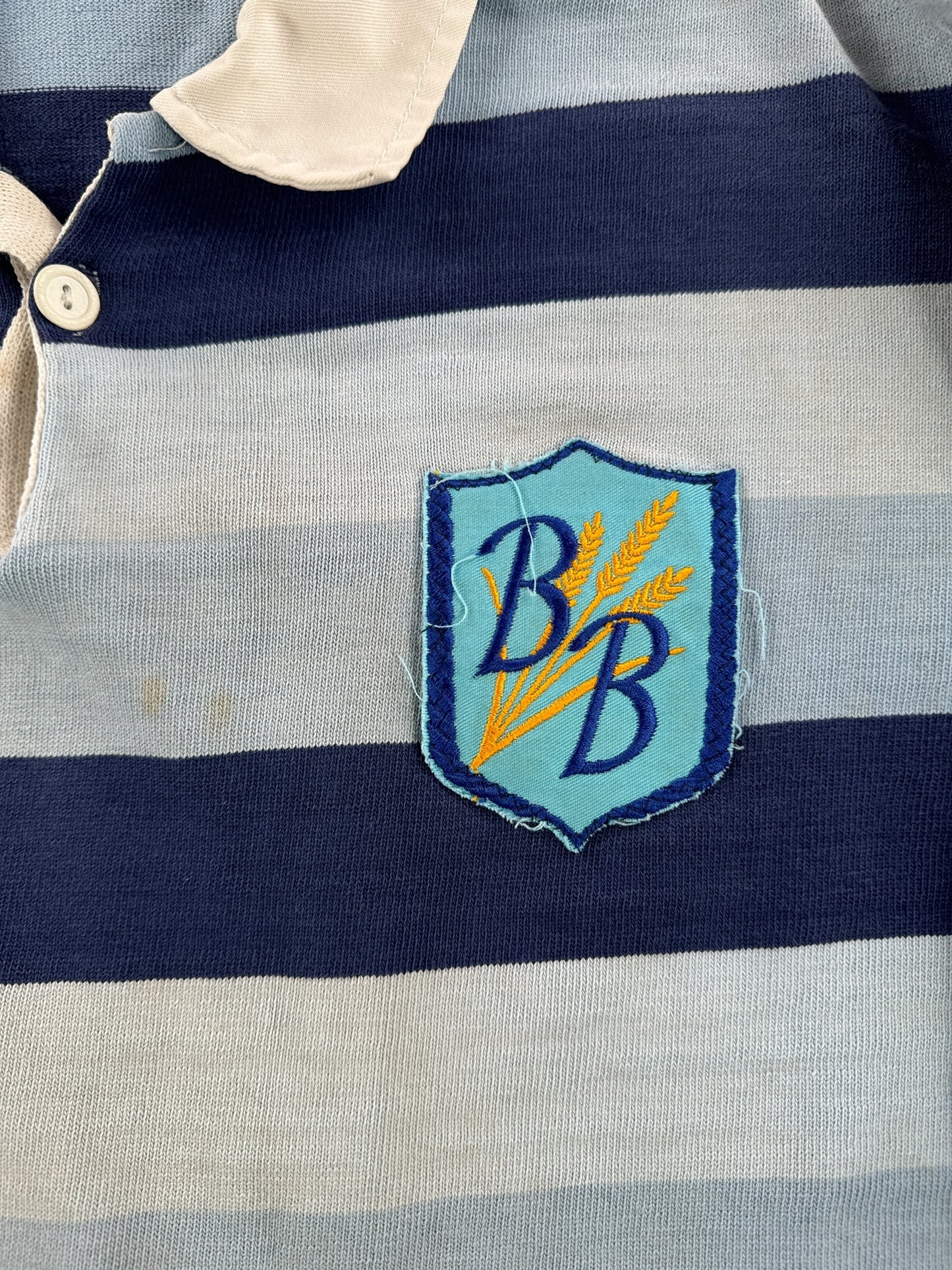 Patch on Vintage Rugby Shirt AS IS SZ L