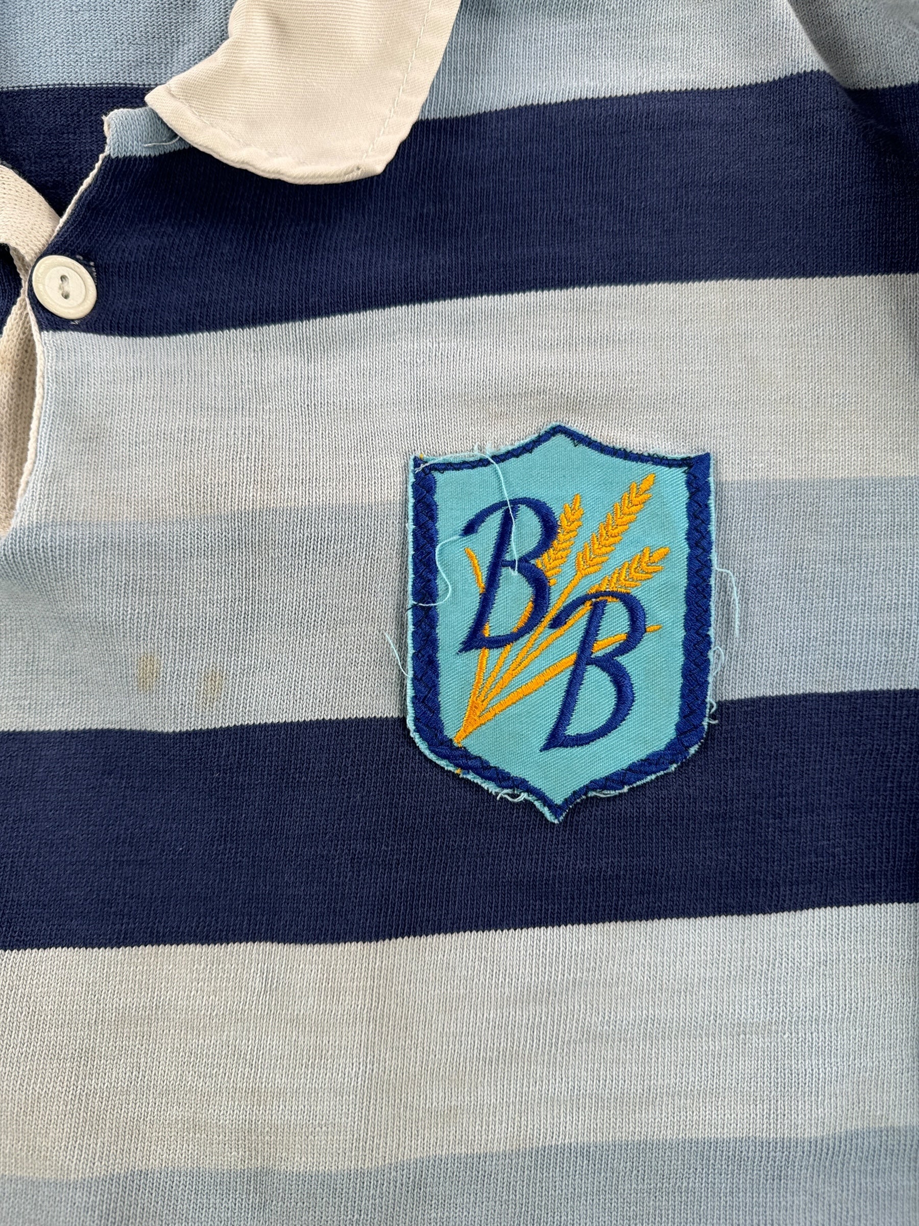 Patch on Vintage Rugby Shirt AS IS SZ L