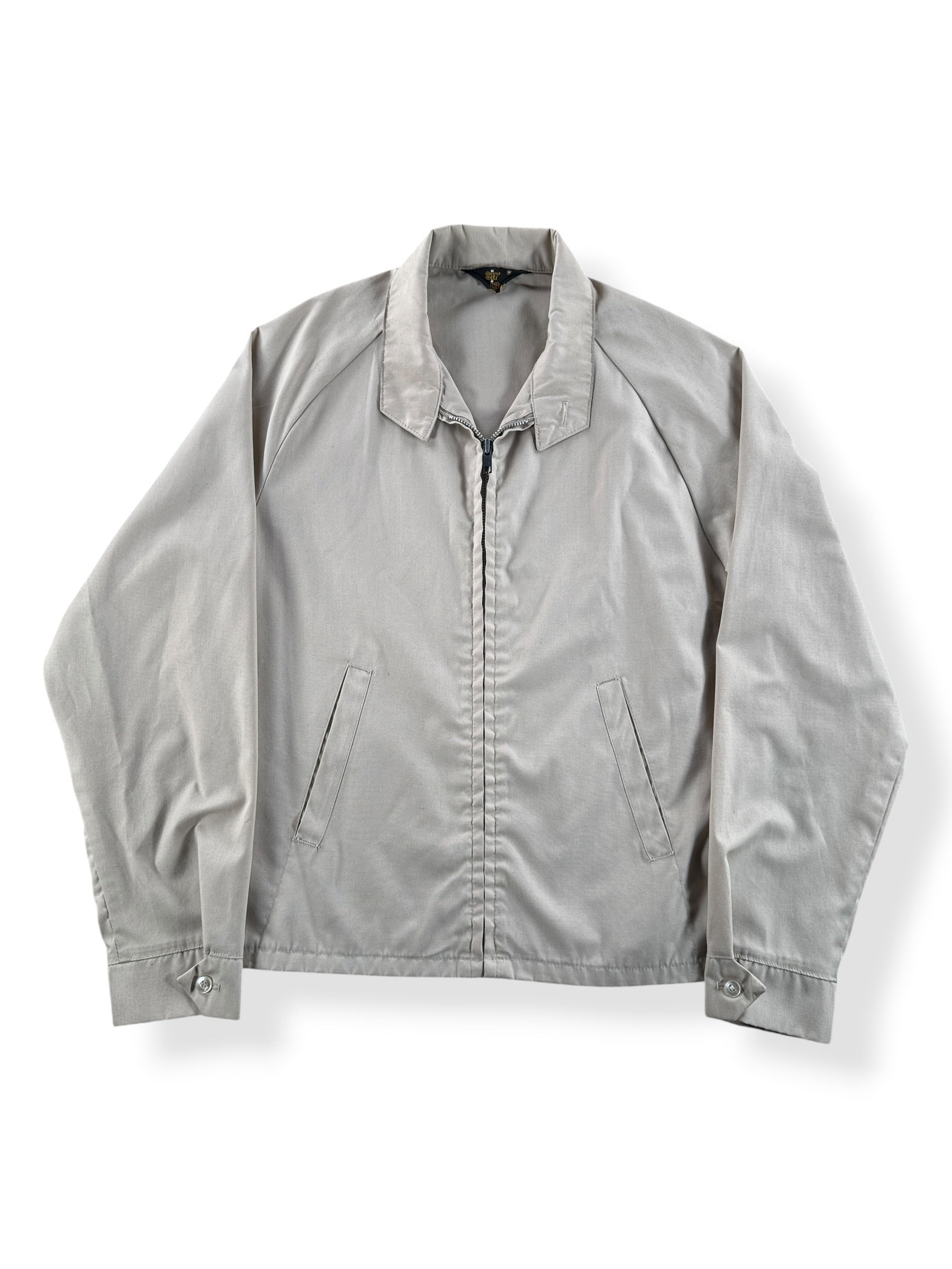 Front of Vintage Sir Jac Khaki Liteweight Jacket SZ M (Fits S)
