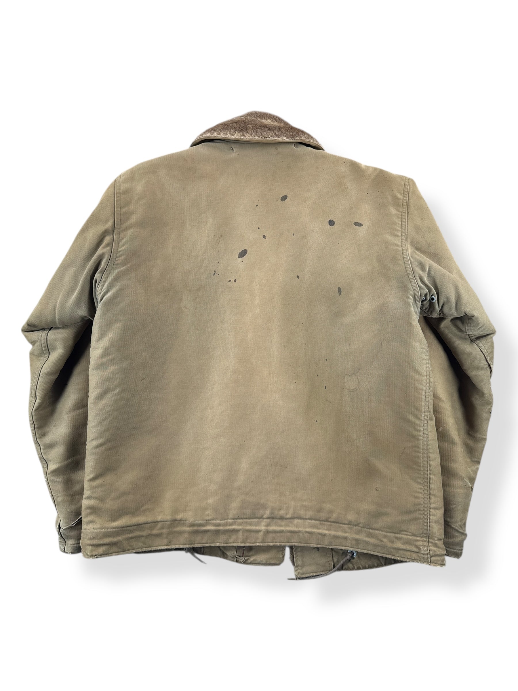 Back of Vintage WW2 USN N1 Deck Jacket SZ 40