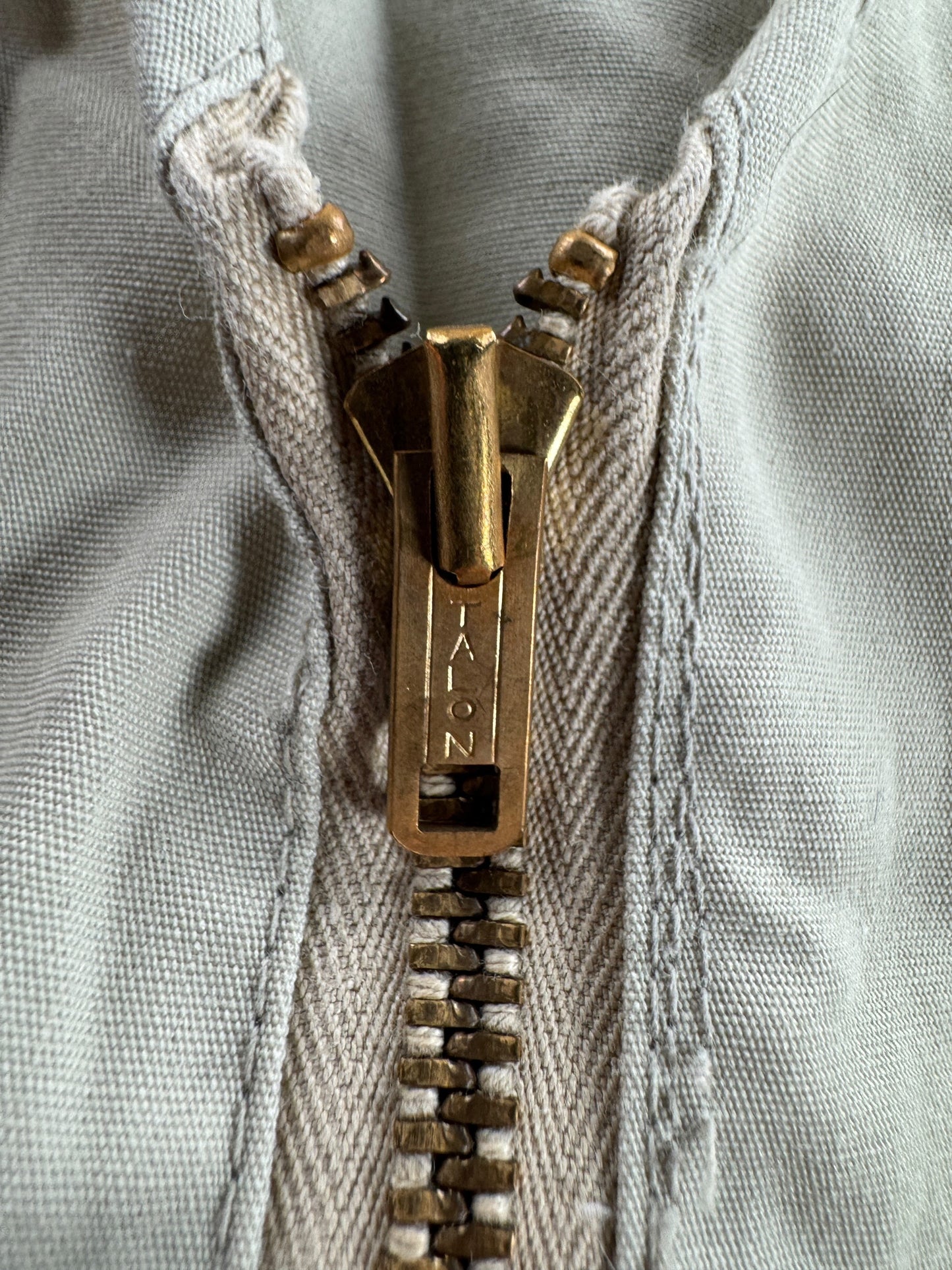 Zipper on Vintage 10-X Hunting Vest SZ M