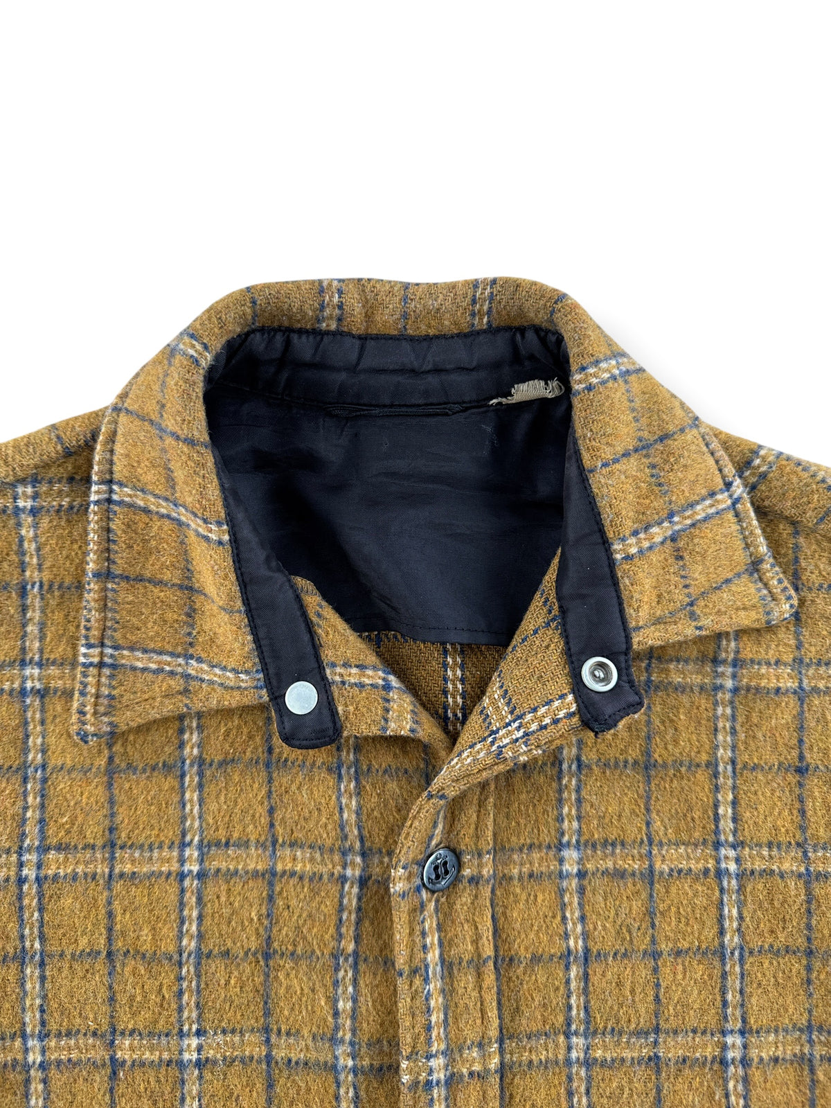 Collar on Vintage 70s CPO Wool Flannel SZ M