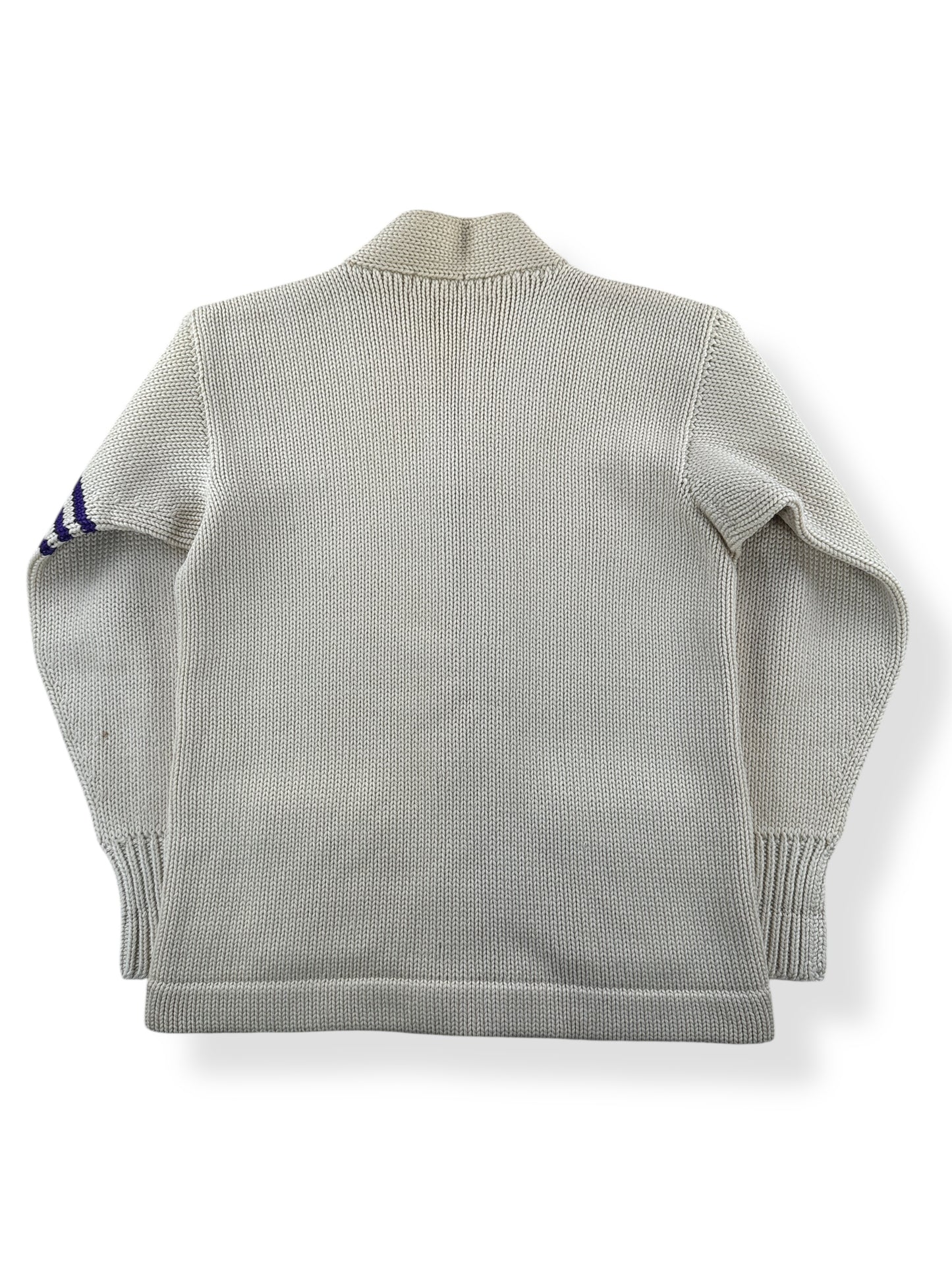 Back of Vintage Horace Partridge UW Cardigan SZ M