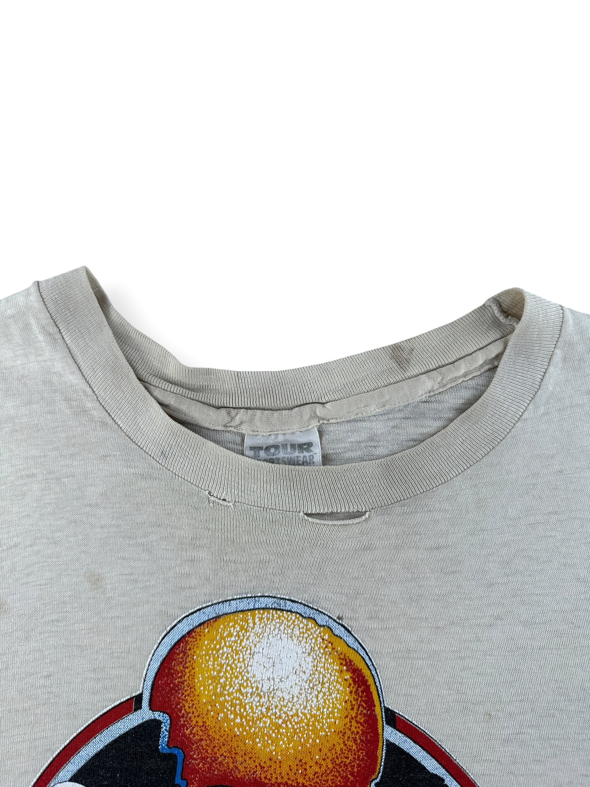 Collar on Vintage 1980 Grateful Dead Reckoning Tee SZ XL