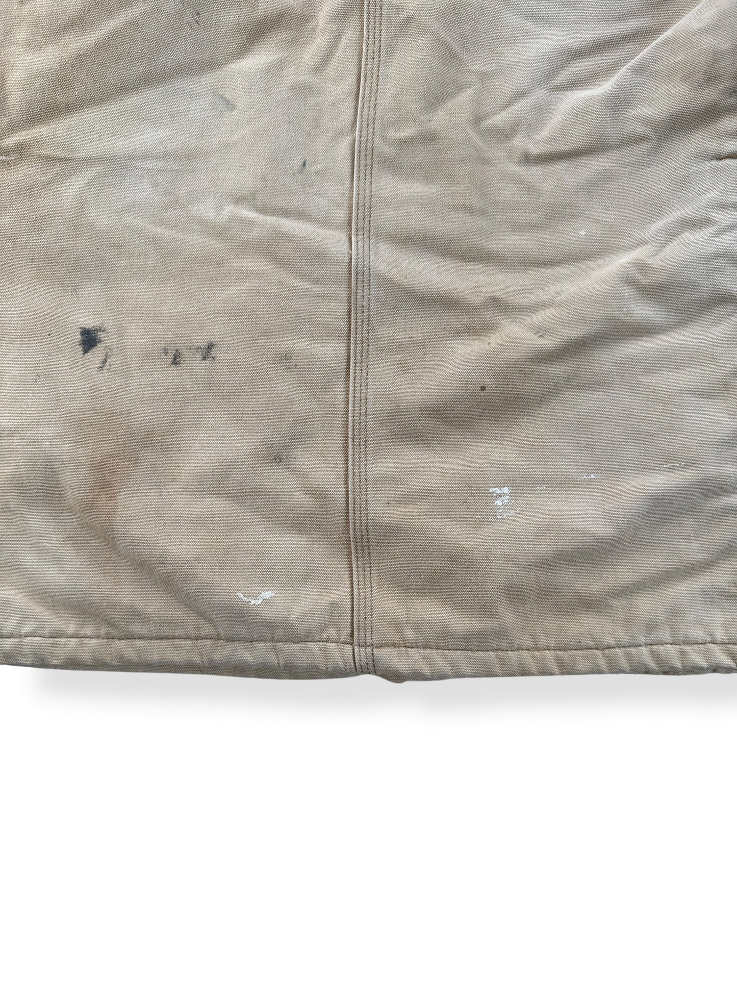 Paint on Vintage Carhartt Paint Splattered Chore Coat SZ XL