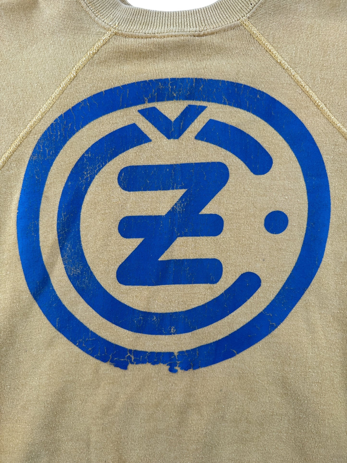 Back Graphic of Vintage CZ Motorcycle Crewneck SZ M
