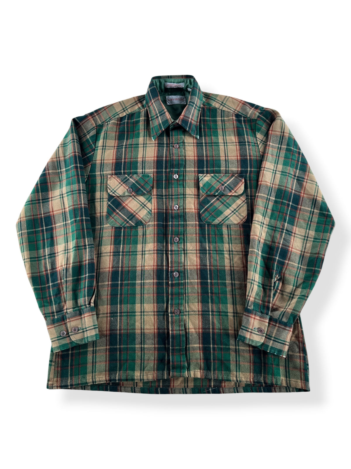Front of Vintage 70s Acrylic Board Shirt SZ M