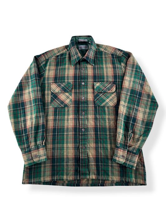 Front of Vintage 70s Acrylic Board Shirt SZ M