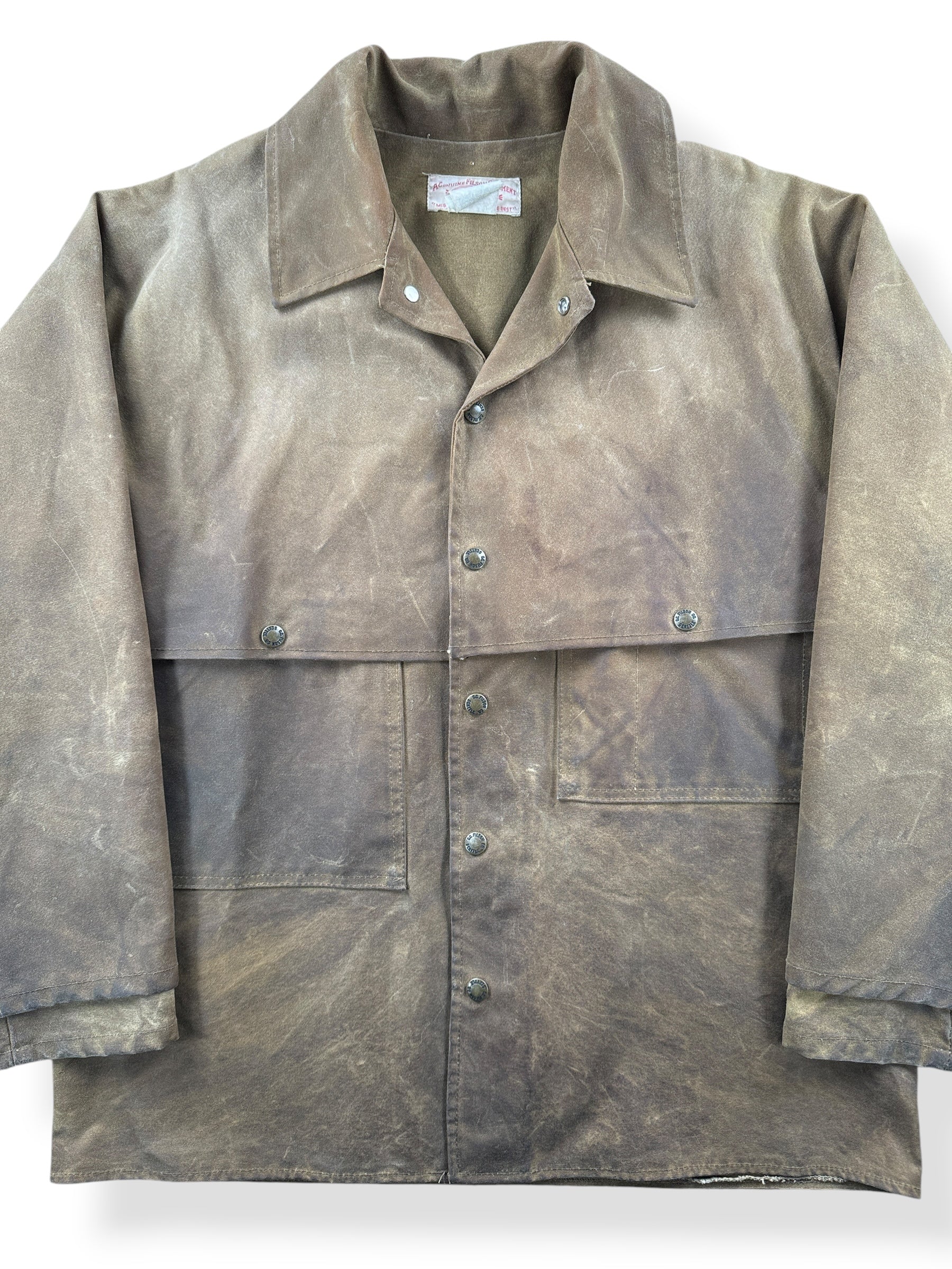 Front Close Up of Vintage Filson Double Logger Jacket SZ 42