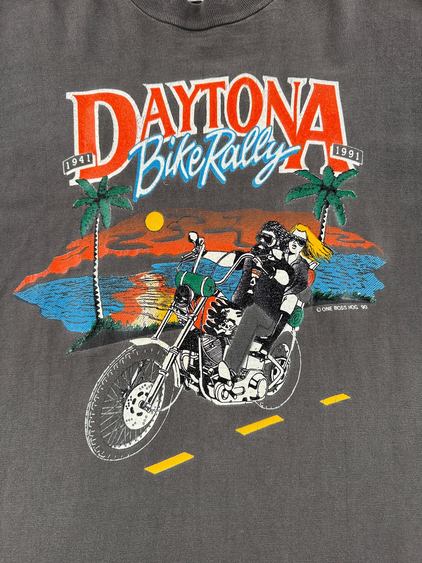 Graphic of Vintage Daytona Bike Rally Tee SZ M