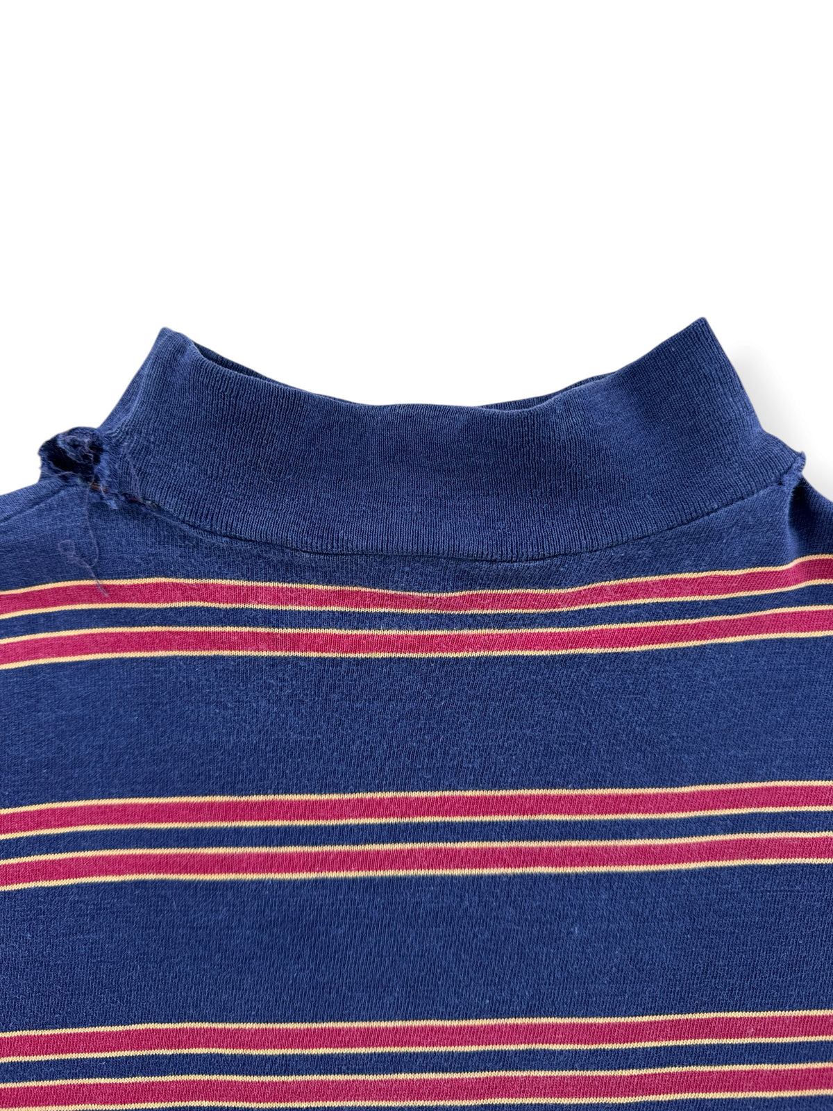 Neck on Vintage Velva Sheen Striped Tee SZ S
