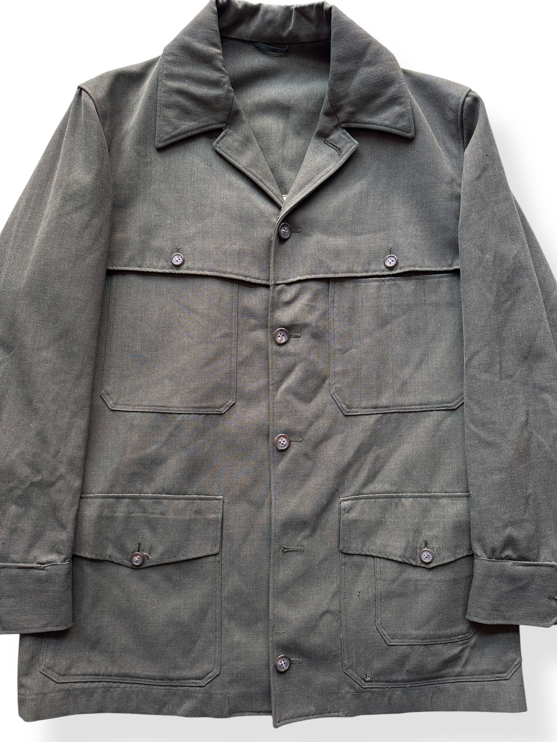Front Close Up of Vintage Nudelman Brothers Whipcord SZ L