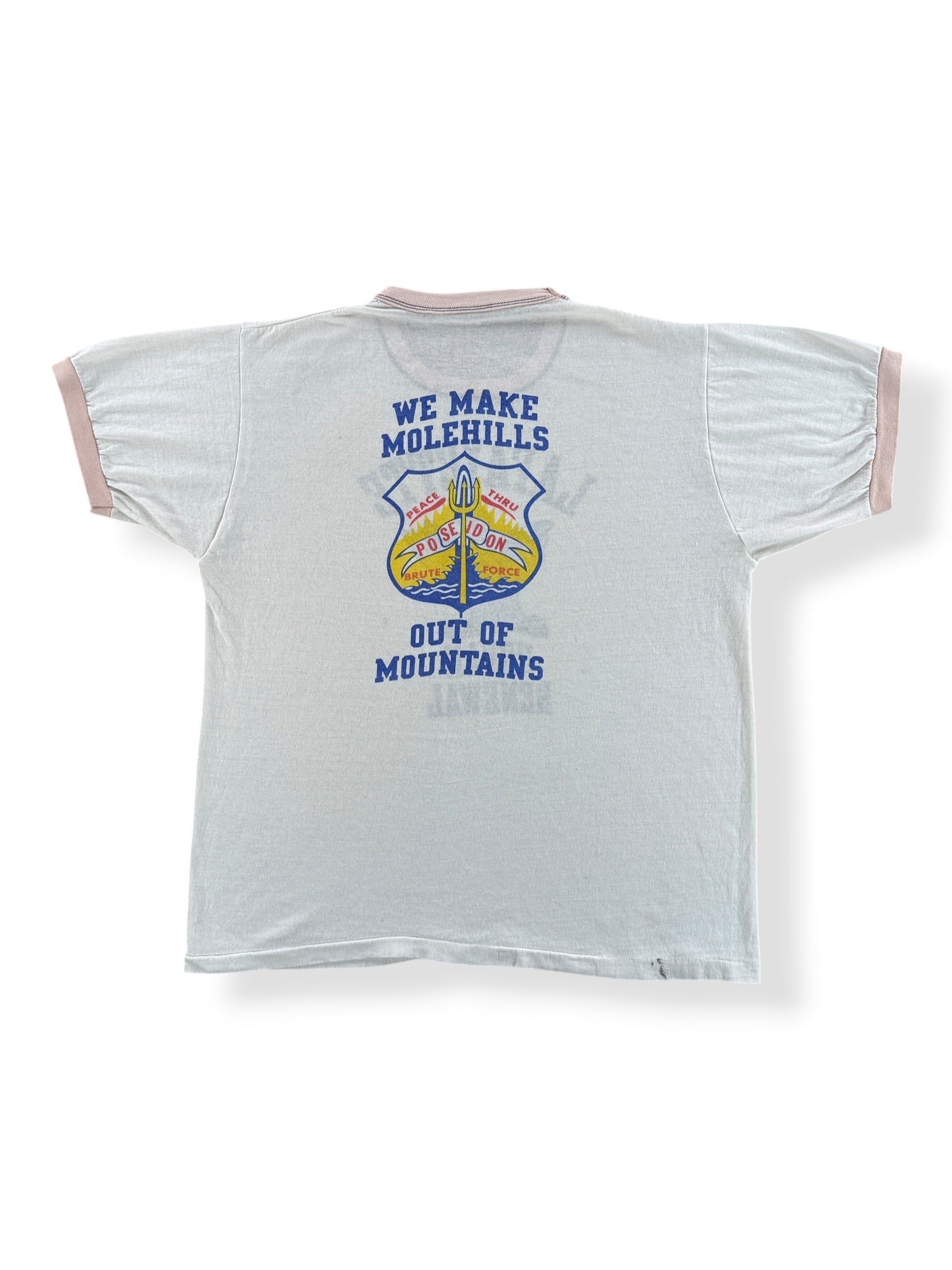 Back of Vintage 80s Urban Renewal Military Tee SZ M