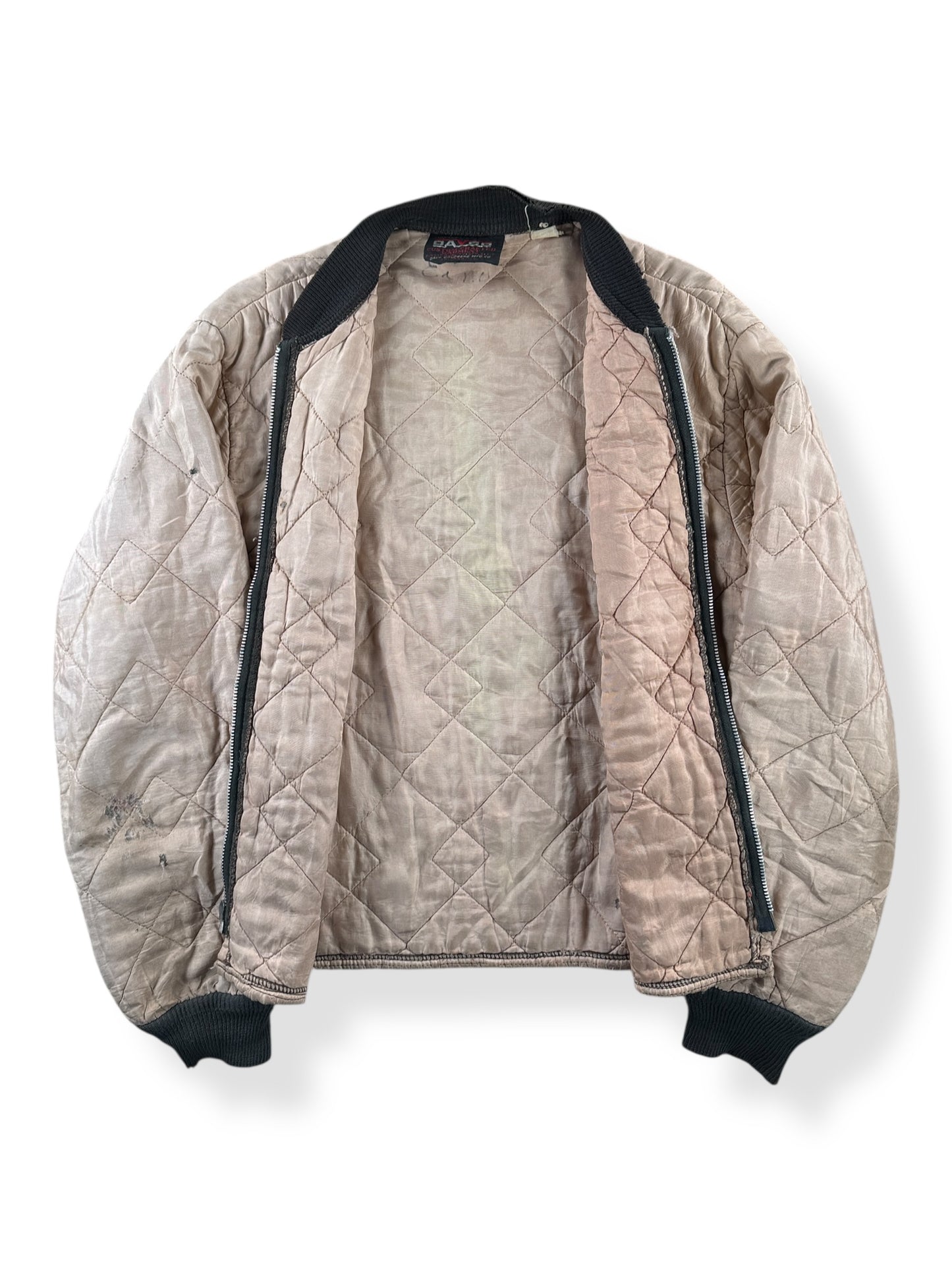 Inside of Vintage Davco Quilted Liner Jacket SZ L AS IS