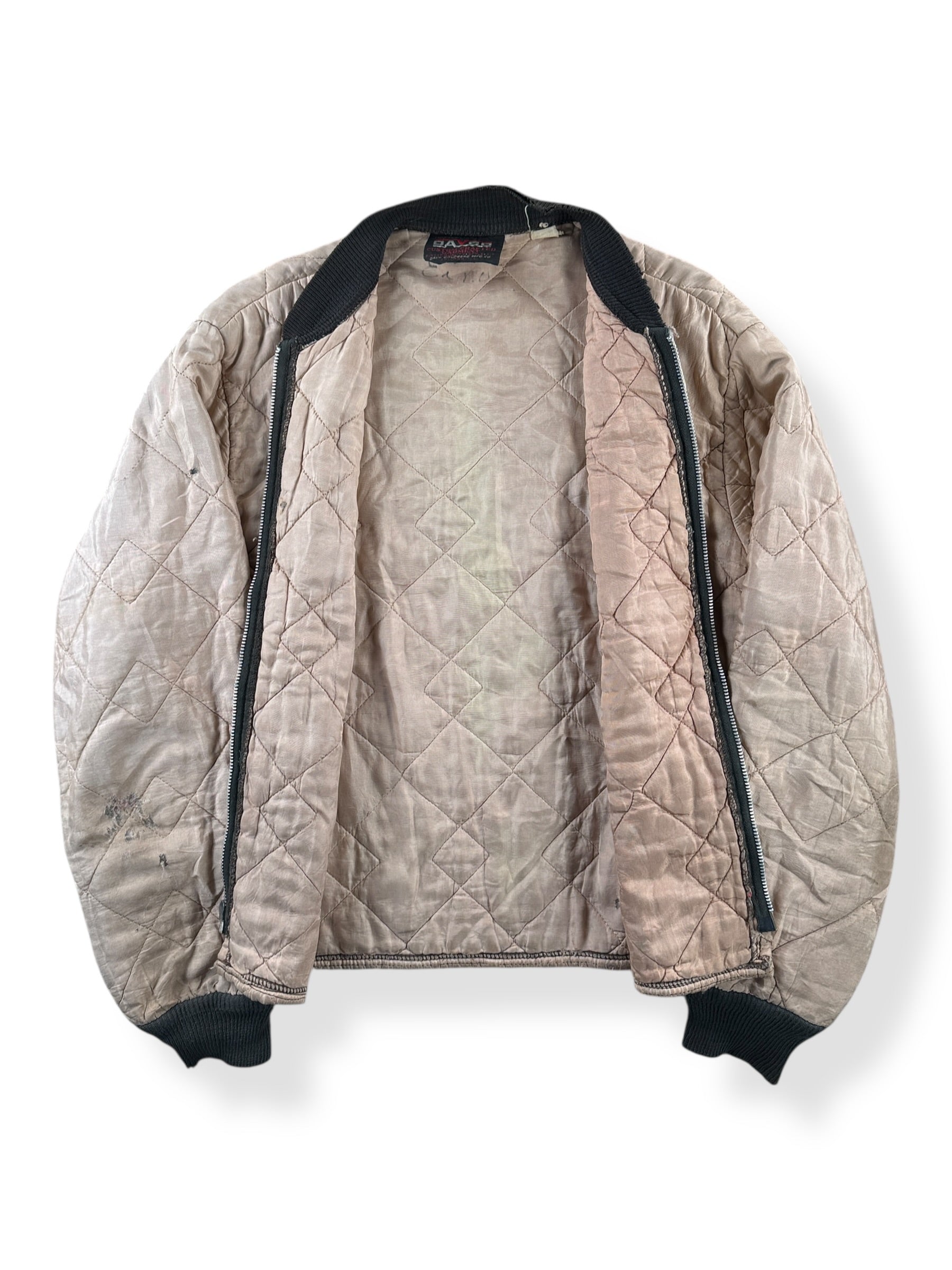 Inside of Vintage Davco Quilted Liner Jacket SZ L AS IS