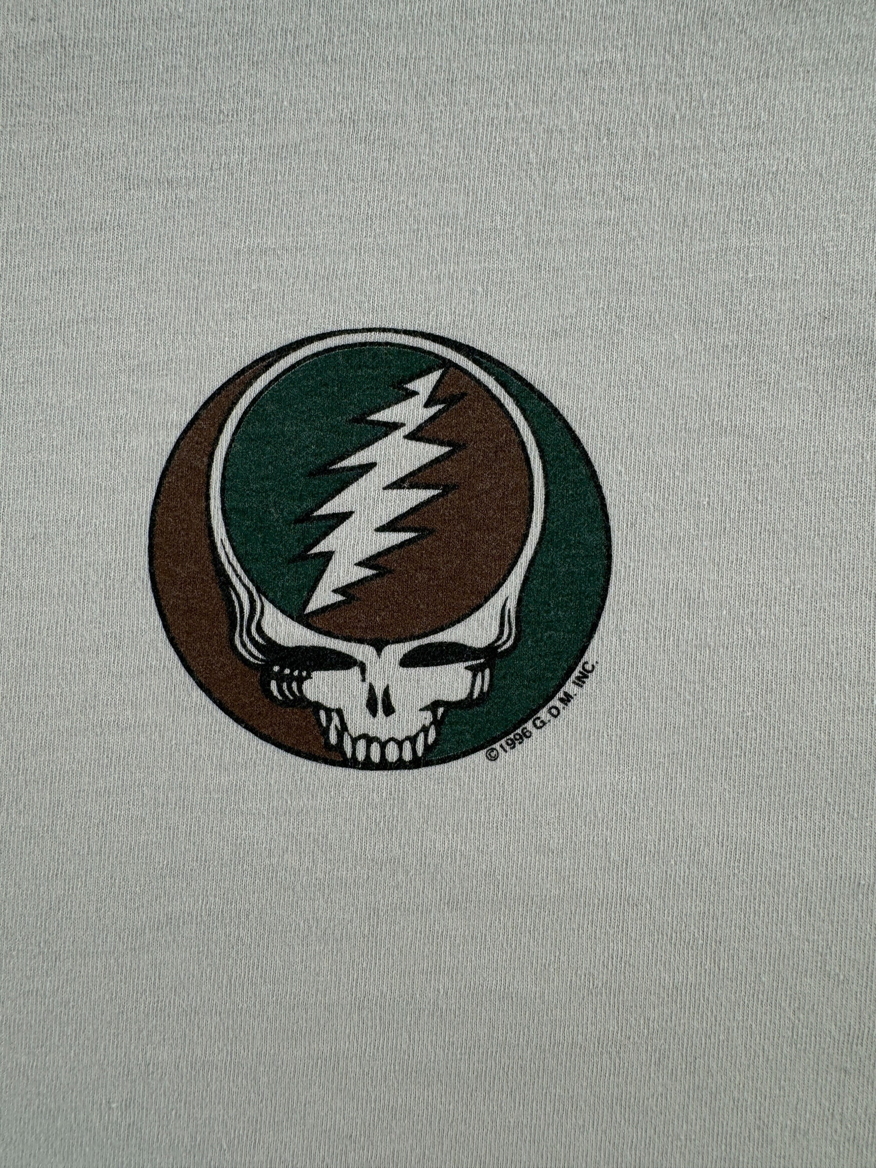 Front Graphic of Vintage 1995 Grateful Dead Tee SZ XL