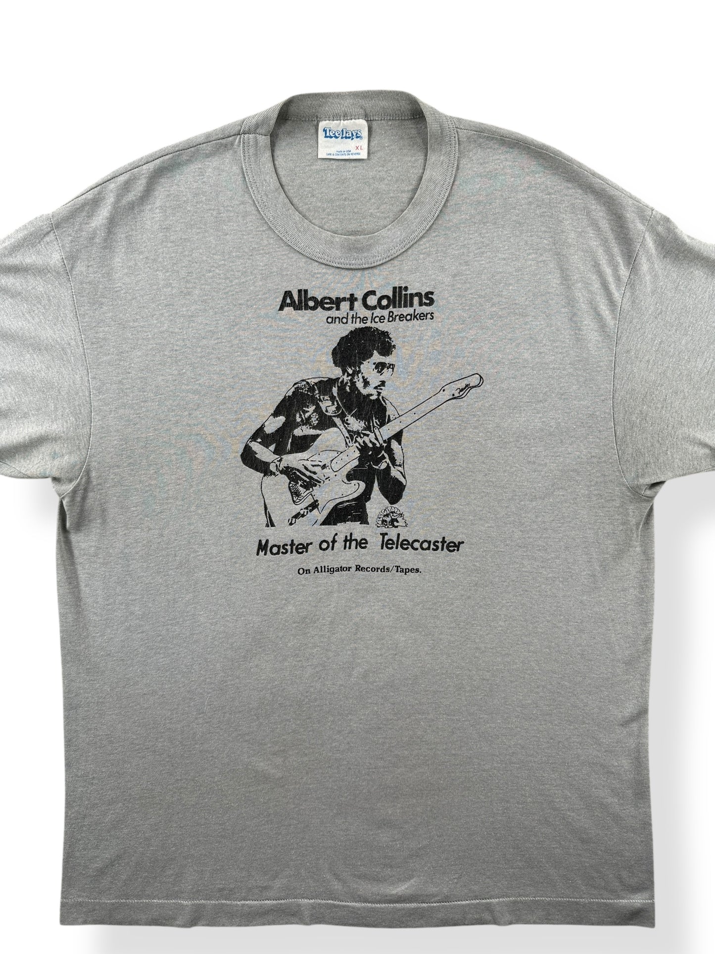Front Close Up of Vintage Albert Collins & The Icebreakers Tee SZ L