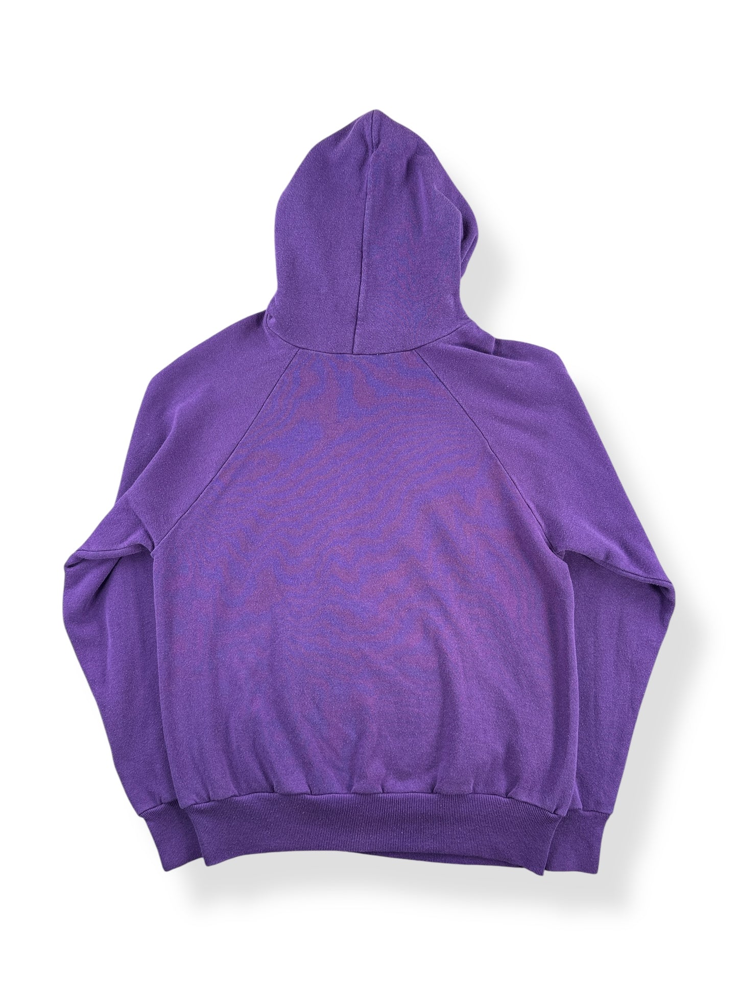 Back of Vintage Purple Adak AK Hoodie SZ S
