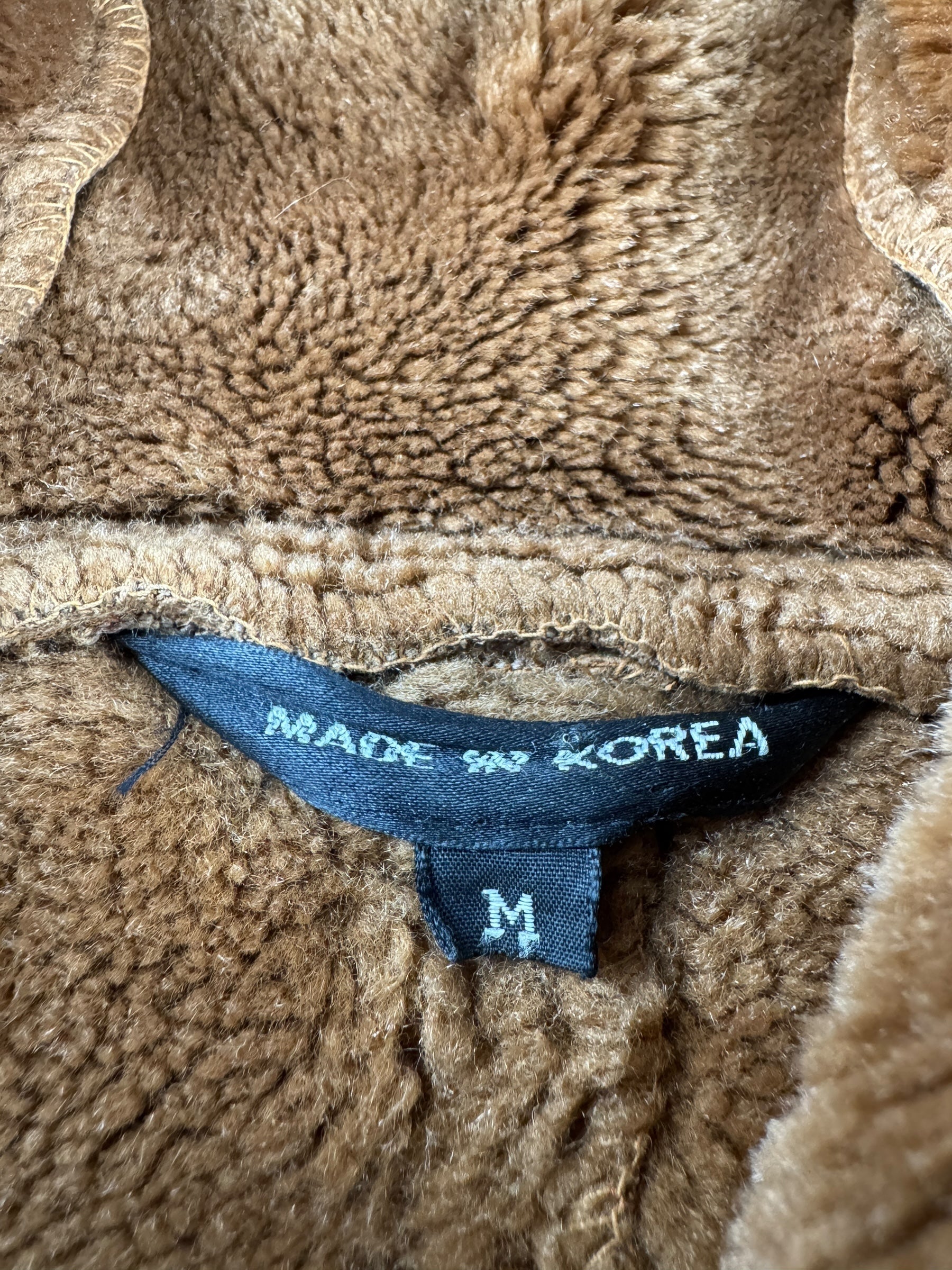 Tag of Vintage Denali Suede/Shearling Coat SZ M