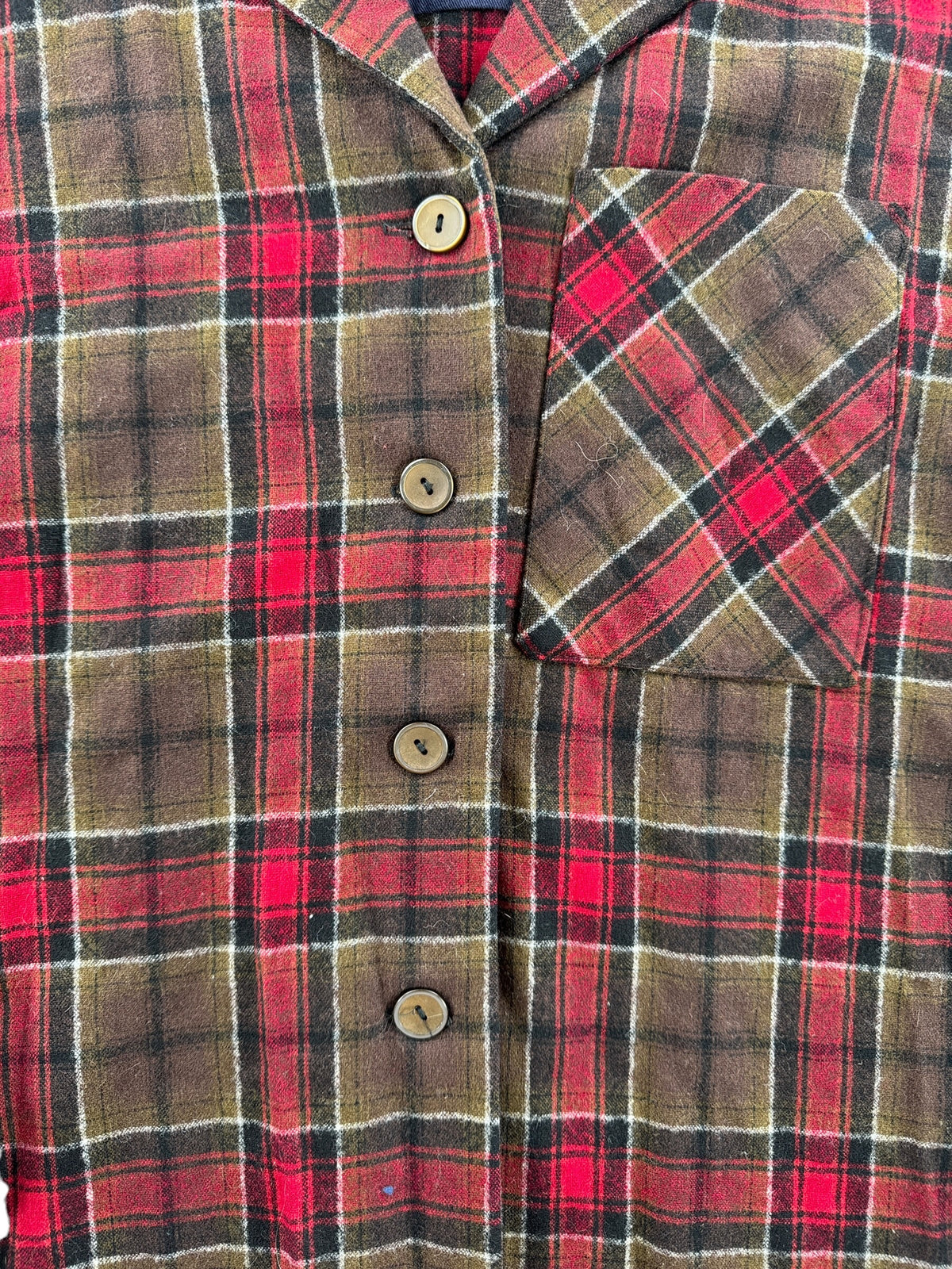 Buttons on Vintage 49er Wool Jacket SZ M