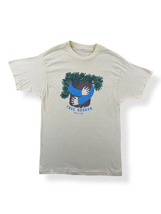 Front of Vintage Sierra Club Tree Hugger Tee SZ S