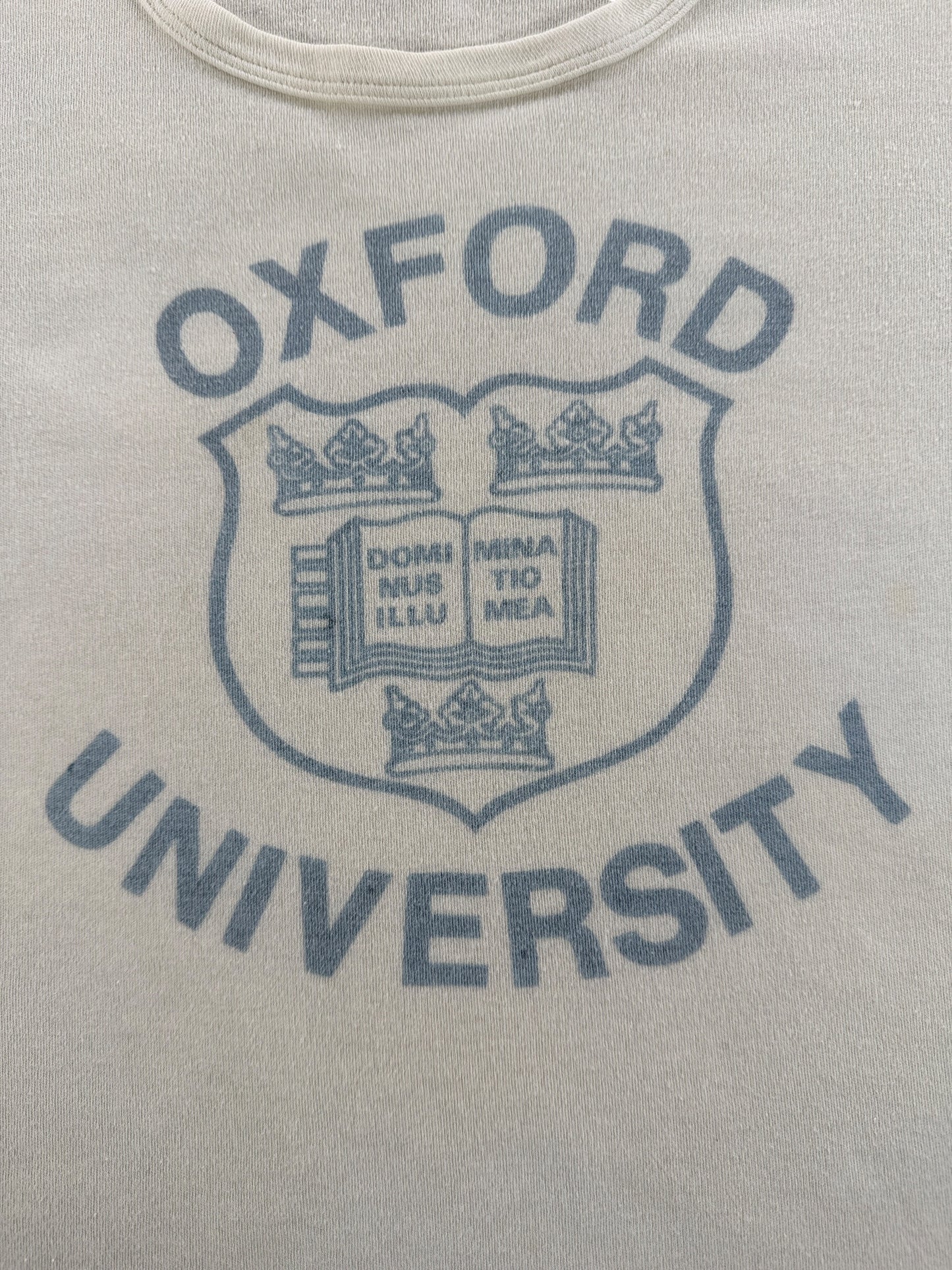 Graphic of Vintage Oxford University Tee SZ XS