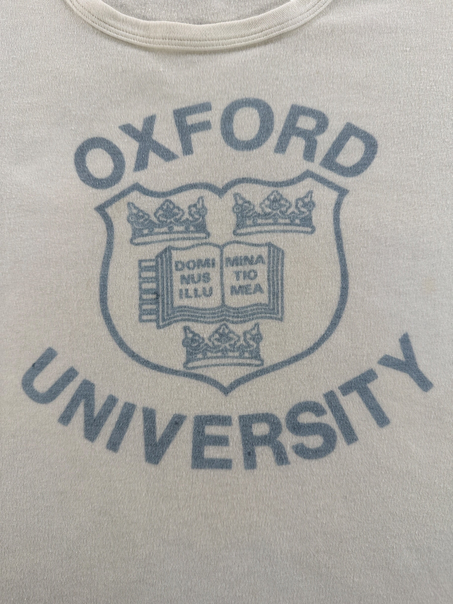 Graphic of Vintage Oxford University Tee SZ XS