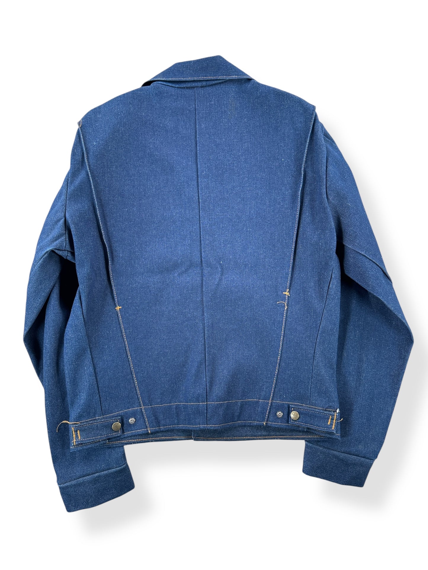 Back of Vintage Deadstock 70s Key Denim Jacket SZ 42
