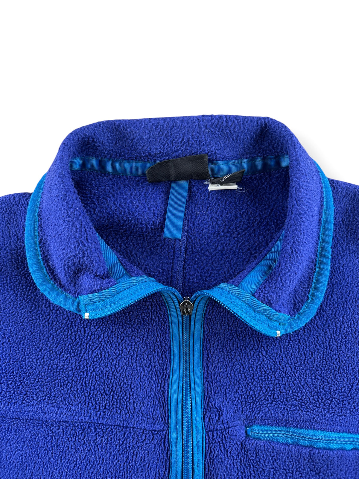 Collar on Vintage 90s Patagonia Fleece Jacket SZ XS