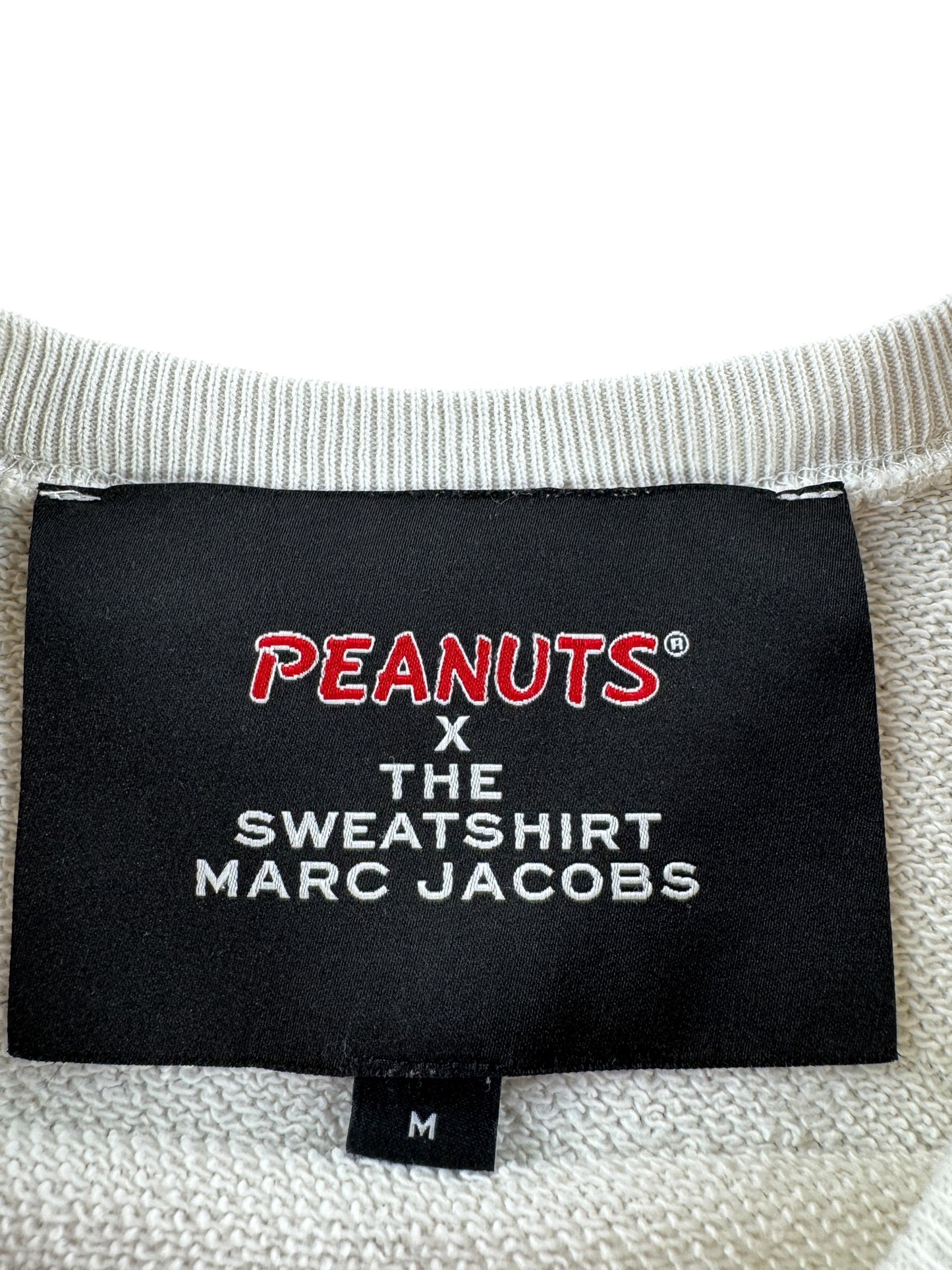 Tag on Repro Marc Jacob's x Snoopy Peanuts Sweatshirt SZ M