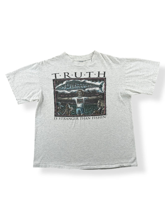 Front of Vintage Ray Troll Truth is Stranger Tee SZ L