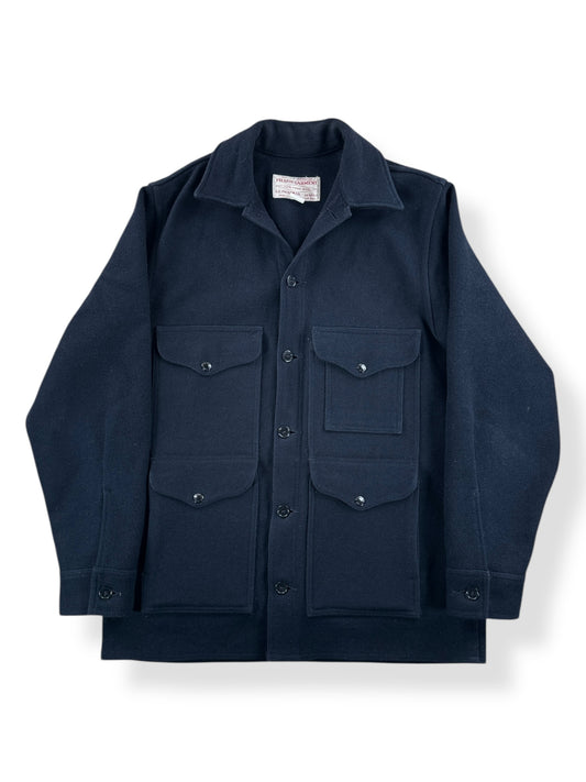 Front of Vintage Black Filson Cruiser Jacket SZ 44