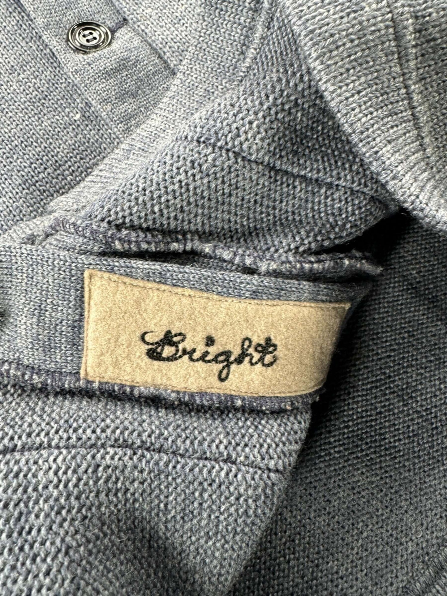 Label on Vintage Sandknit Letterman 40s/50s Era Cardigan SZ 36