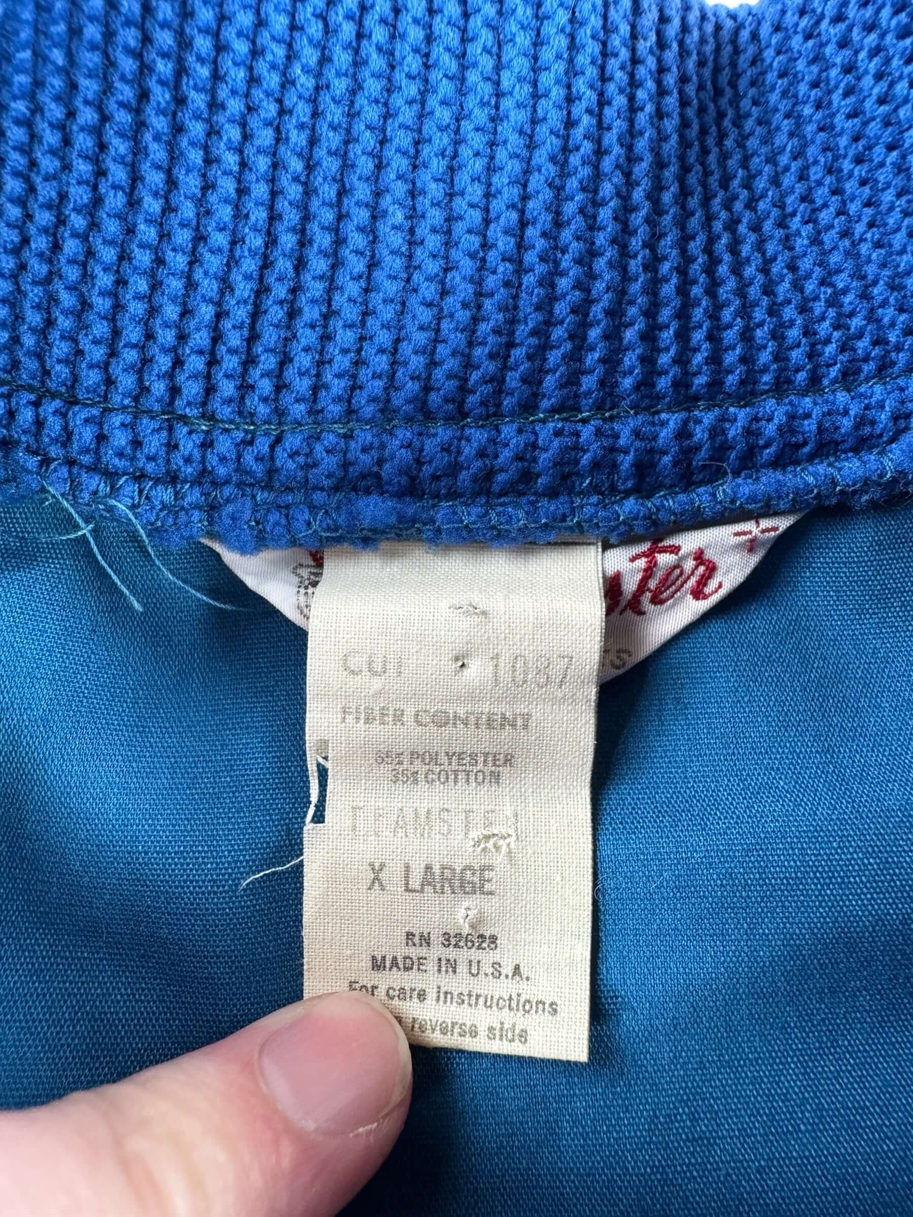 Tag on Vintage Teamsters Jacket SZ XL AS IS
