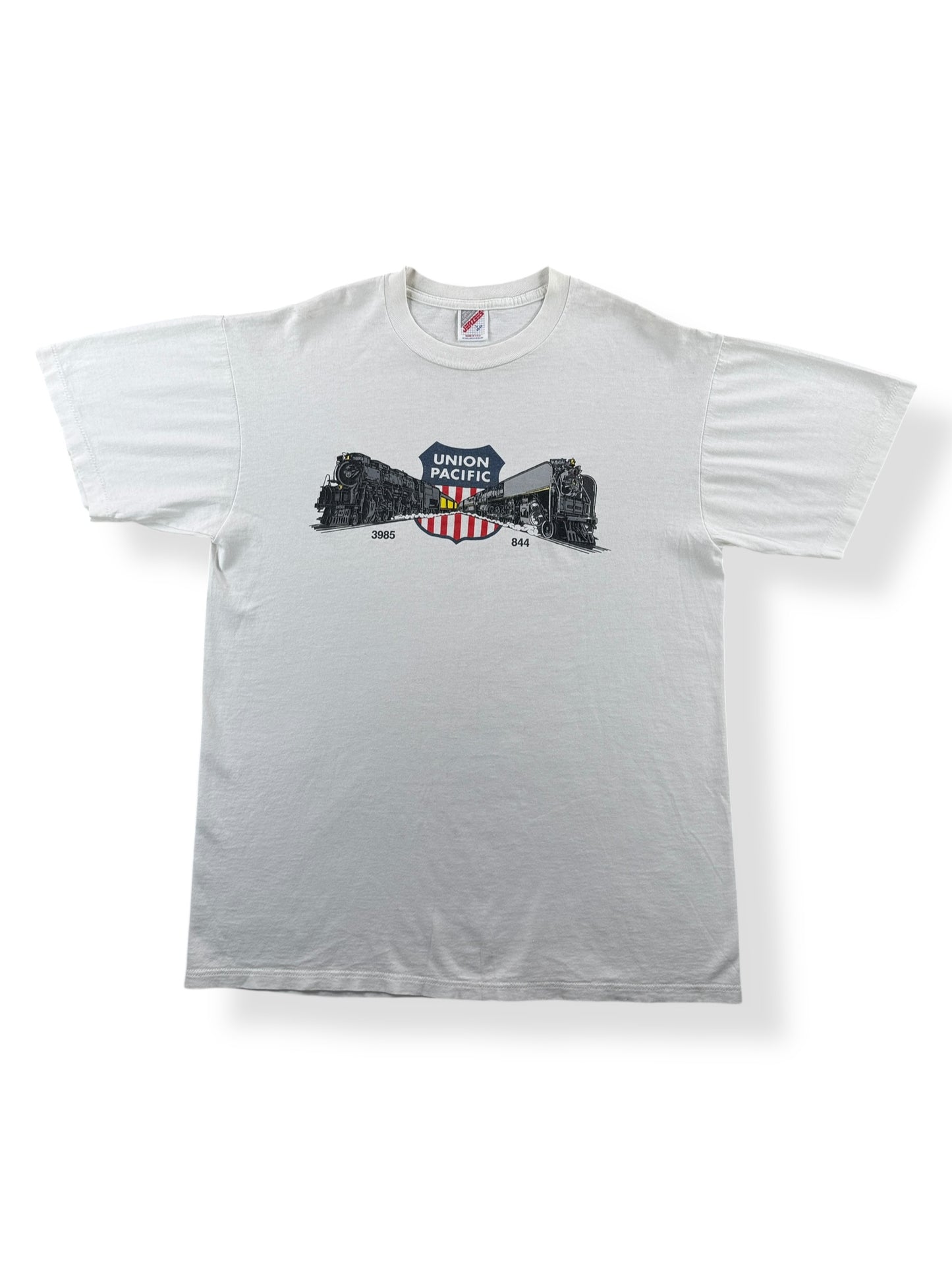 Front of Vintage Union Pacific Train Tee SZ L
