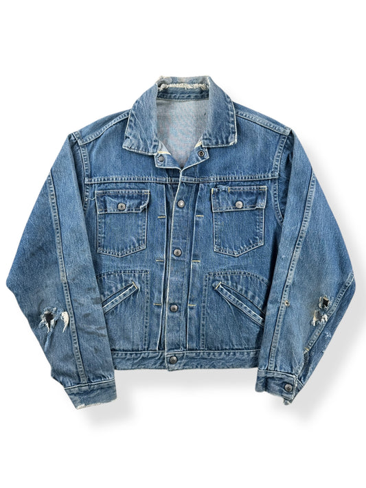 Front of Vintage Selvedge Penney's Foremost Jacket SZ S AS IS