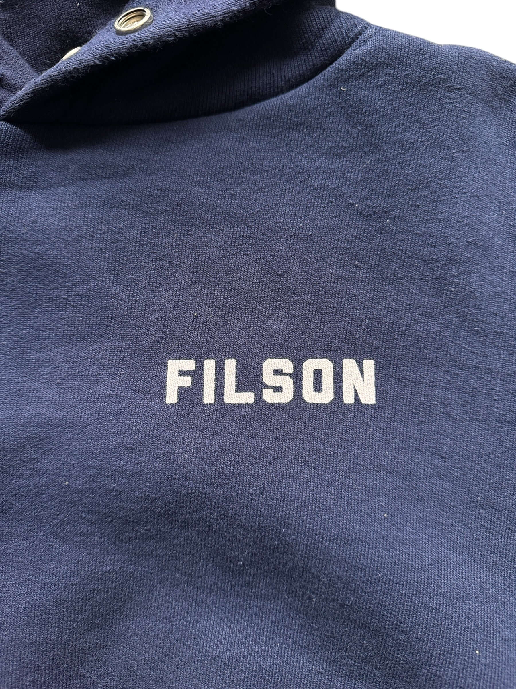 Front Graphic of Filson Trawler Hoodie SZ S