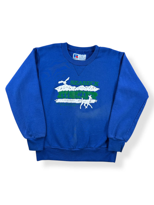 Front of Vintage Seabeck Russell Crewneck SZ S