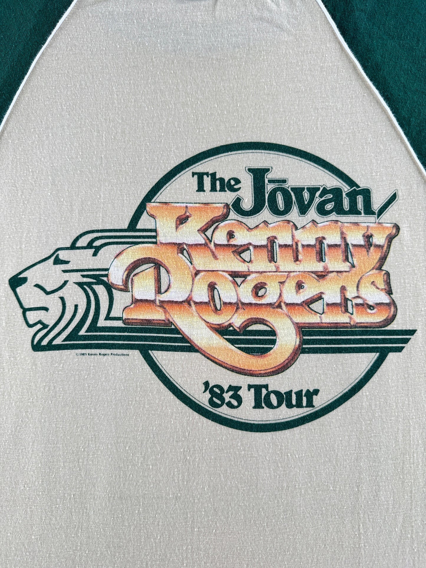 Back Graphic of Vintage Kenny Rodgers Tee SZ M (Fits S)