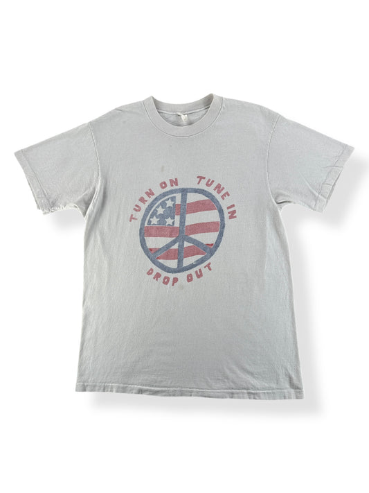 Front of Vintage Turn On Tune In Drop Out Tee SZ M AS IS