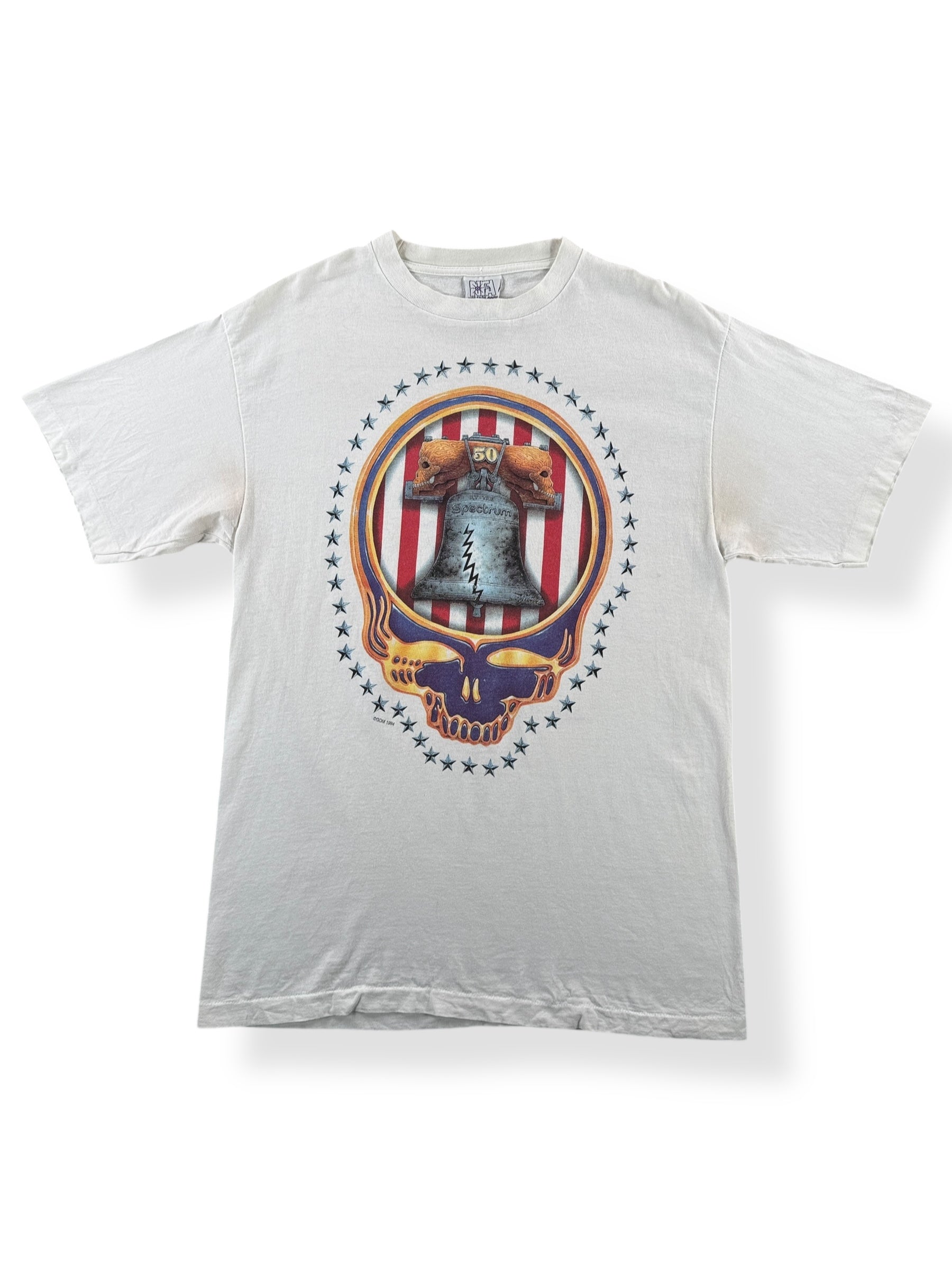 Front of Vintage 1994 Grateful Dead Philly 50 Tee SZ L (Fits M)