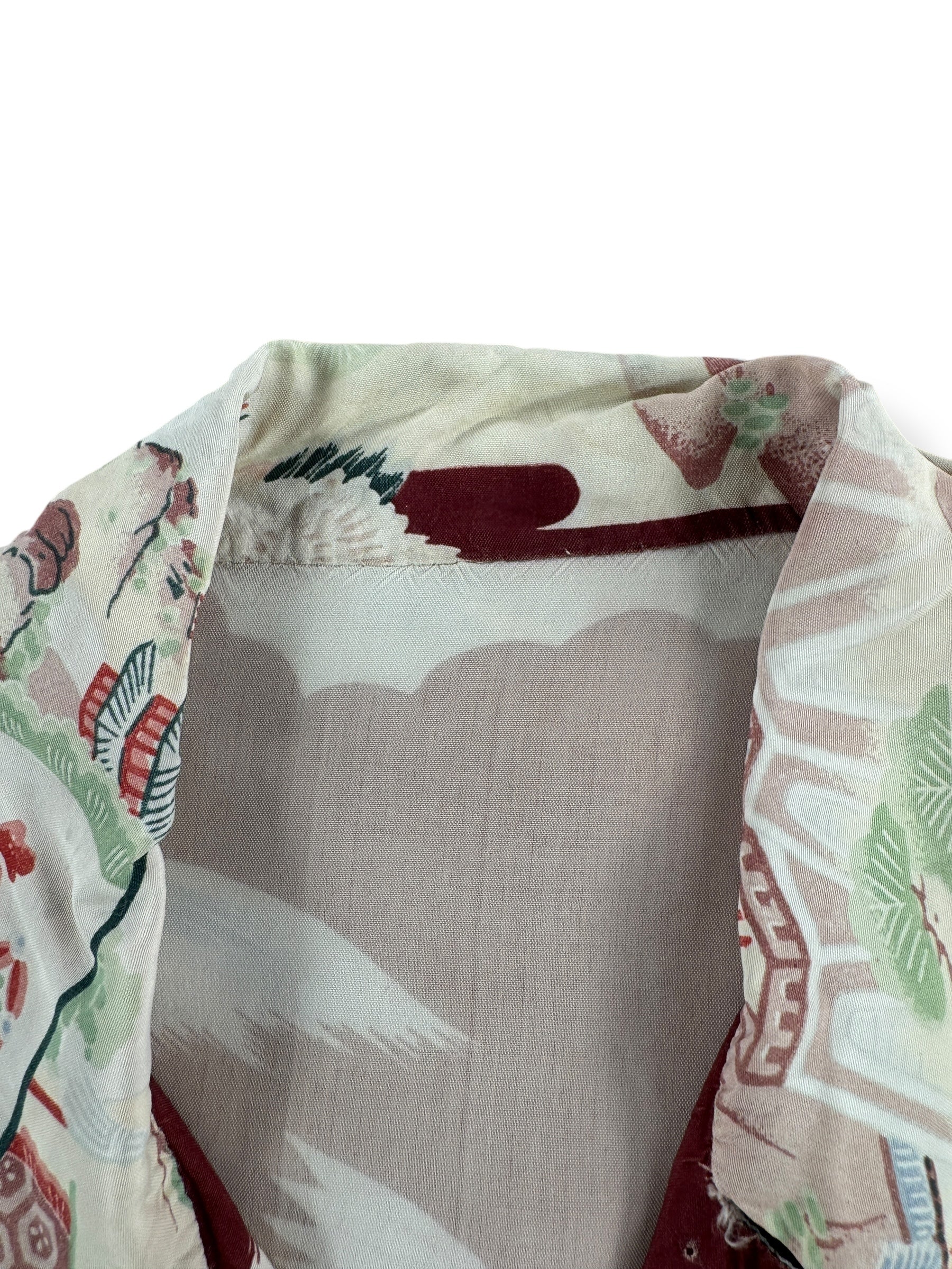 Missing Tag on Vintage Japanese Style Aloha Shirt SZ S