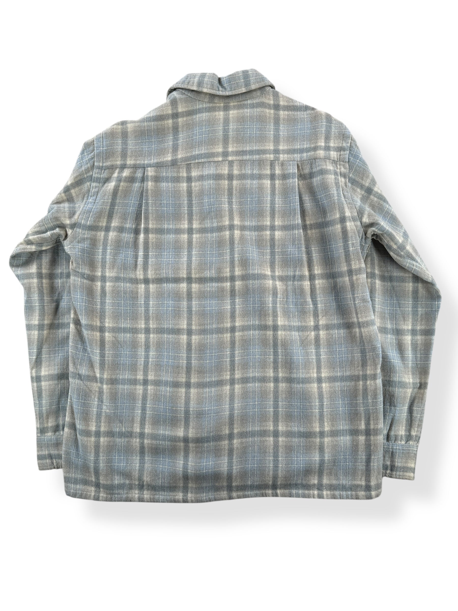 Back of Vintage Troy Wool Board Shirt SZ L