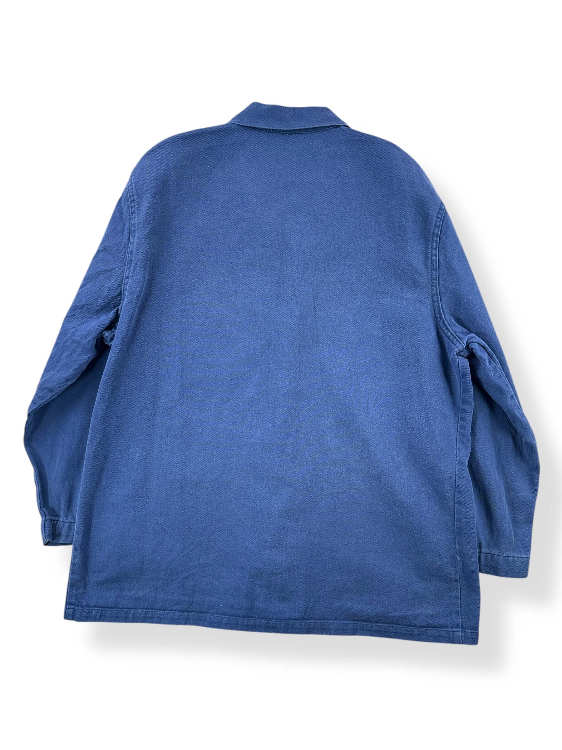 Back of Vintage French Chore Coat SZ XL