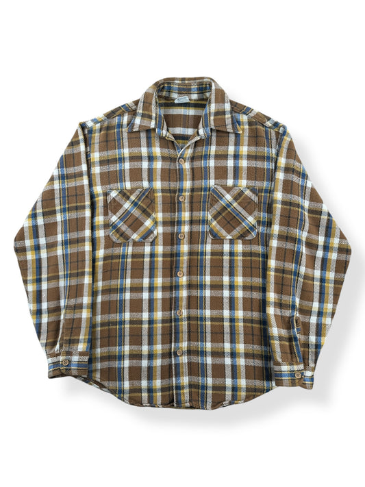 Front of Vintage Big Mac Earth Toned Cotton Flannel SZ M