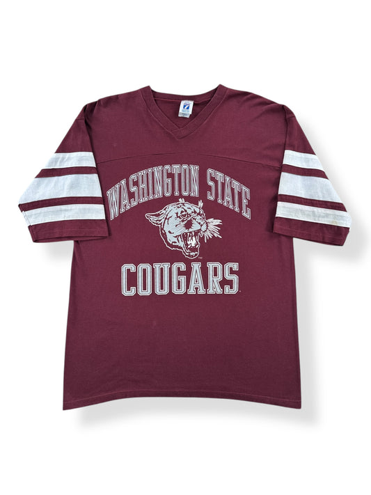 Front of Vintage WSU Cotton Jersey SZ XL