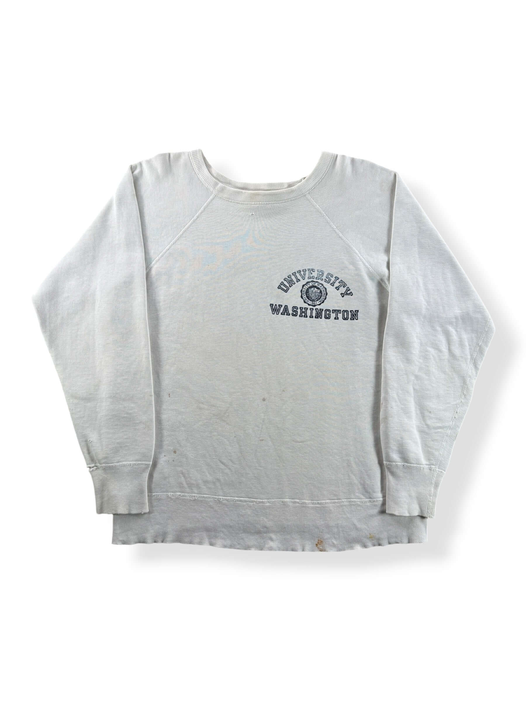 Front of Vintage UW Champion Running Man Crewneck SZ XL (Fits L)