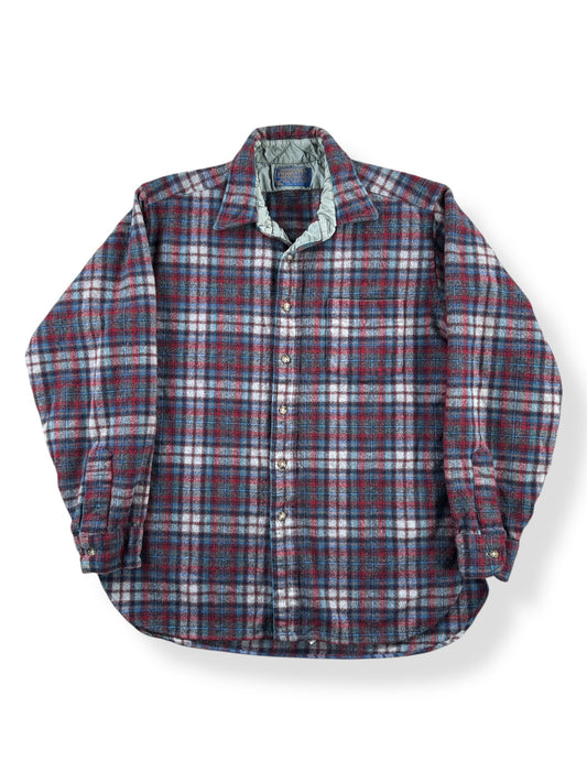 Front of Vintage Pendleton Flannel SZ L (Fits M)