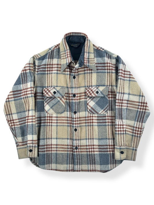Front of Vintage Penney's CPO Flannel Jac-Shirt SZ L